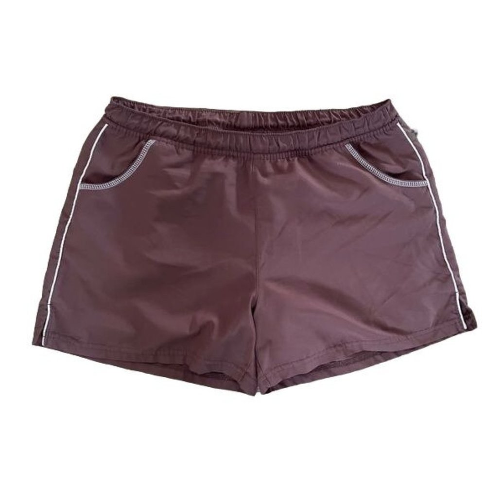 Kinesis Sz Medium Brown Athletic Run Shorts, Made in USA